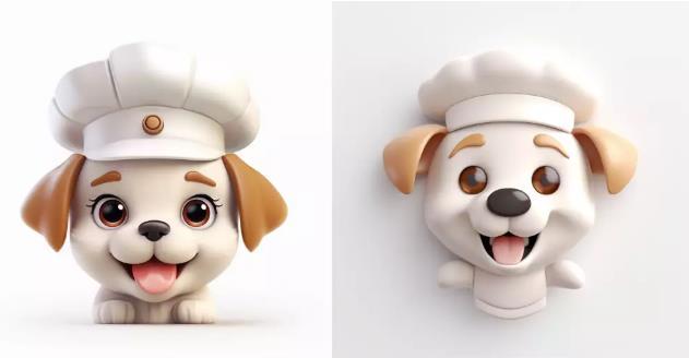 3d粘土拟物风Logo