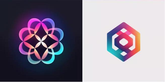 新潮渐变风Logo